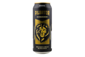 Пиво 0.5л 5% темне Schwarzbier Pilsator з/б