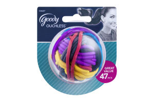 Goody Ouchless Elastics - 47 CT