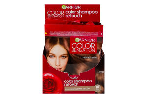Крем-краска для волос без аммиака Color sensation Color shampoo retouch 6.0 Garnier 1шт
