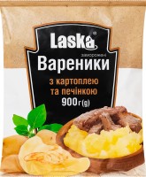 Вареники с картофелем и печенью Laska м/у 900г