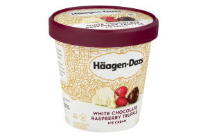 Haagan-Dazs White Chocolate Raspberry Truffle Ice Cream