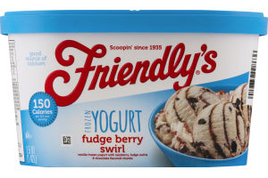 Friendly's Frozen Yogurt Fudge Berry Swirl