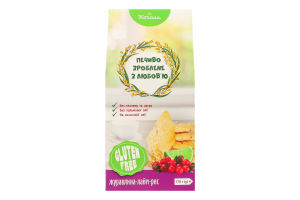 Печенье рисовое с клюквой и лаймом без глютена Кохана к/у 170г