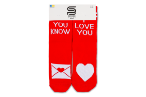 Шкарпетки жін Premier socks YouKnowILoveYou р23-25