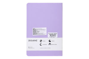 Блокнот Zequenz А5 лавандовий 100арк 1005456