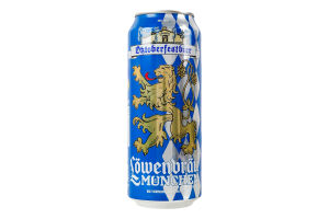 Пиво 0.5л 6.1% світле пастеризоване Oktoberfestbier Lowenbrau з/б
