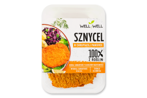 Шніцель Well Well рослинний в панірувалних сухарях