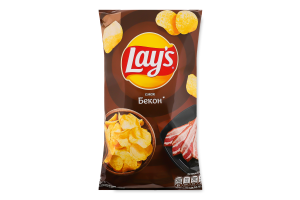 Чипсы картофельные Бекон Lay's м/у 60г