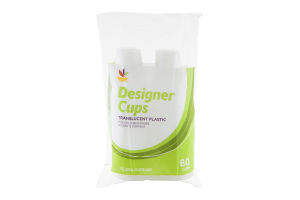 Ahold Cups Designer Translucent Plastic - 7 OZ