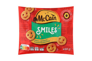 Картофель фри быстрозамороженный предварительно обжаренный Smiles McCain м/у 450г