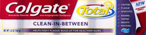 Colgate Total Anticavity Fluoride Toothpaste Clean-In-Between Gel