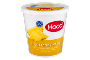 Hood 4% Cottage Cheese With Pineapple Added