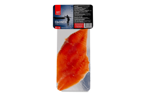 Семга нарезка Хіт продукт х/к 1с в/у 90г