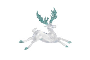 Підвіска новорічна Лось зелена 11,5*14см КМ