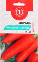 Насіння Морква Червона троянда 10г ТМ "1"