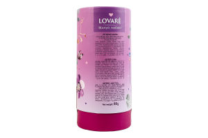 Бленд чаю квітково-ягідного з ароматом вишні малини та смородини Ягідний джем Lovare тубус 80г