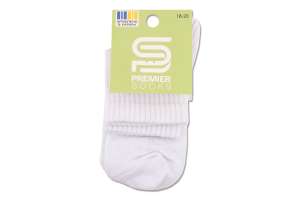 Шкарпетки дит Premier socks ажур серед білі р18-20