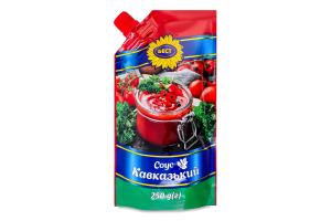 Соус пастеризованный Кавказский Бест д/п 250г