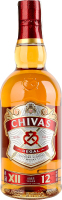 Виски 700мл 40% шотландский купажированный 12 лет Chivas Regal бут