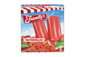 Friendly's Fruit Bars Watermelon - 6 CT