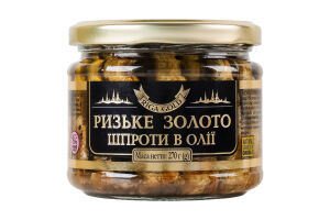 Шпроти в олії Ризьке золото с/б 270г
