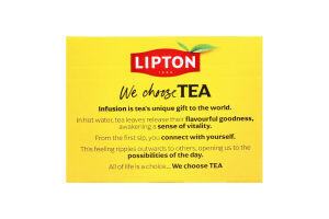 Чай Єлоу Лейбл чорний 50*2г Ліптон