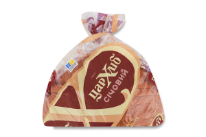 Хлеб половинка в нарезке Сечевой Цар хліб м/у 475г