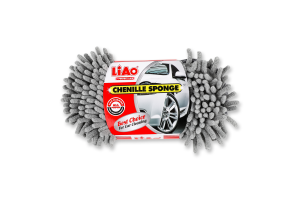 Губка для миття авто мікрофібра 23х12х9см №F130016 Liao 1шт