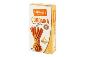 Соломка солодка 200г коробка Київхліб