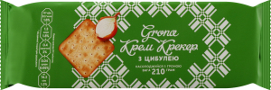 Крекер з цибулею Крем-крекер Grona м/у 210г