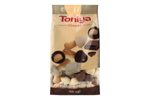 Печиво затяжне Грибочки мікс Toniya м/у 150г
