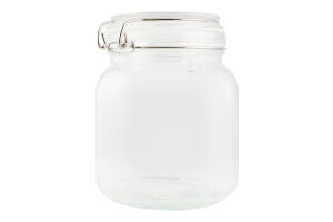 Банка д/зберігання 1л скло з бугельним замком KYYW449