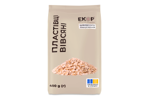 Пластівці вівсяні швидкого приготування Екор м/у 400г