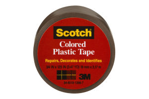 Scotch Brown Colored Plastic Tape