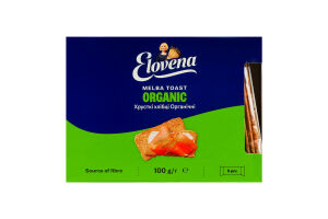 Хлебцы из злаков хрустящие органические Elovena к/у 100г