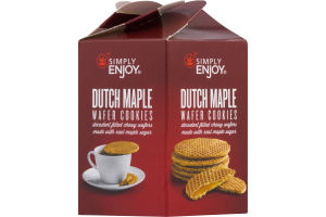 Simply Enjoy Dutch Maple Wafer Cookies - 8 CT