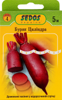 Насіння Буряк столовий Циліндра дражоване на стрічці 5м 2г Седос