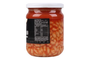 Фасоль в томатном соусе Вкусная Консерваторія с/б 480г