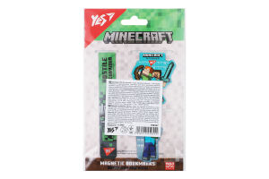 Закладка Minecraft магнітна 3шт Yes