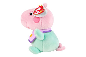 Игрушка мягкая для детей от 3лет 15см №46271 Peppa pig Эви Beanie babies TY 1шт