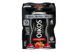 Dannon Oikos Yogurt Drink Strawberry - 4 PK