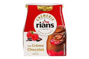 Десерт Rians кремовий шоколад малина 5%