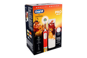 Щітка зубна Pro Kids Lion King від 3років електрична+Чохол дорожній Oral-B