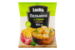 Пельмени с мясом курицы и свинины С сыром Laska м/у 800г