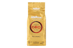 Кофе натуральный жареный в зернах Qualita Oro Lavazza м/у 250г