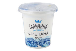 Сметана 15% Галичина ст 300г