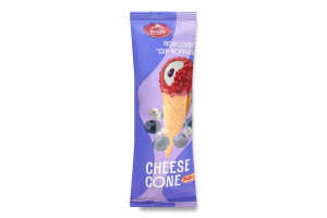 Морозиво 10% з комбінованим складом сировини у вафельному стаканчику Сир-чорниця Holdi м/у 70г