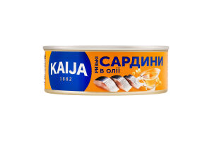 Сардины в масле Рижские Kaija ж/б 240г