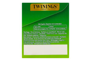 Чай зелений з м'ятою Twinings к/у 25х1.5г