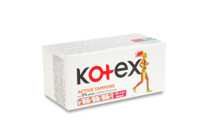 Тампони гігієнічні Супер Active Kotex 32шт
